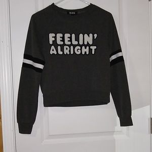 Long sleeved crop top